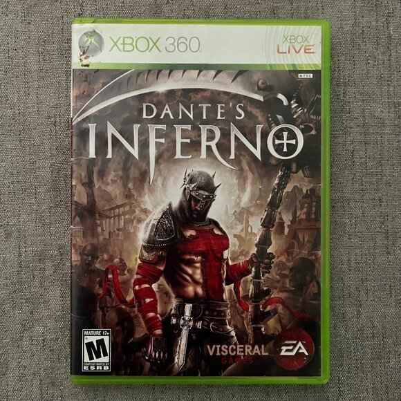Dantes Inferno Microsoft Xbox 360 Live Very Good CIB - Picture 1 of 3